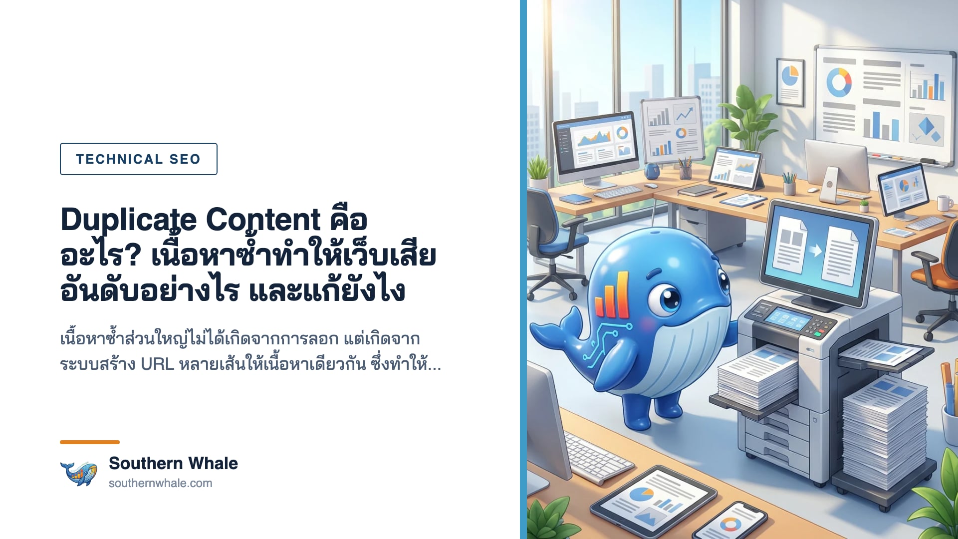 ปัญหาเนื้อหาซ้ำซ้อนในเว็บไซต์และวิธีแก้ไข