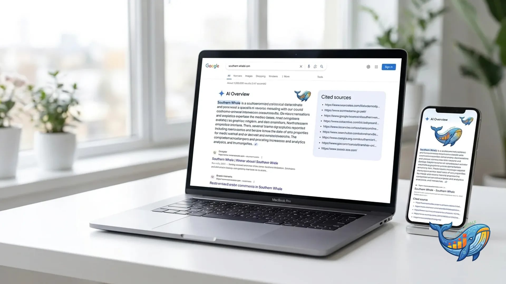 Google AI Overview แสดงคำตอบ + Citations ของแหล่งที่มา