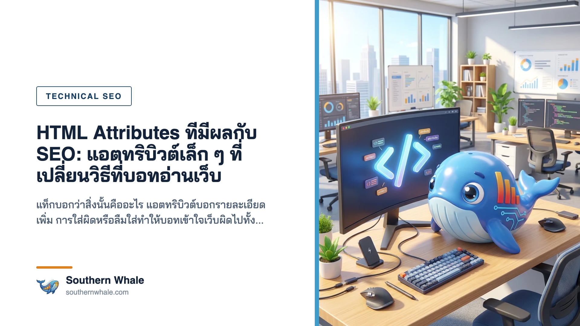 แอตทริบิวต์ใน HTML ที่มีผลต่อการทำ SEO