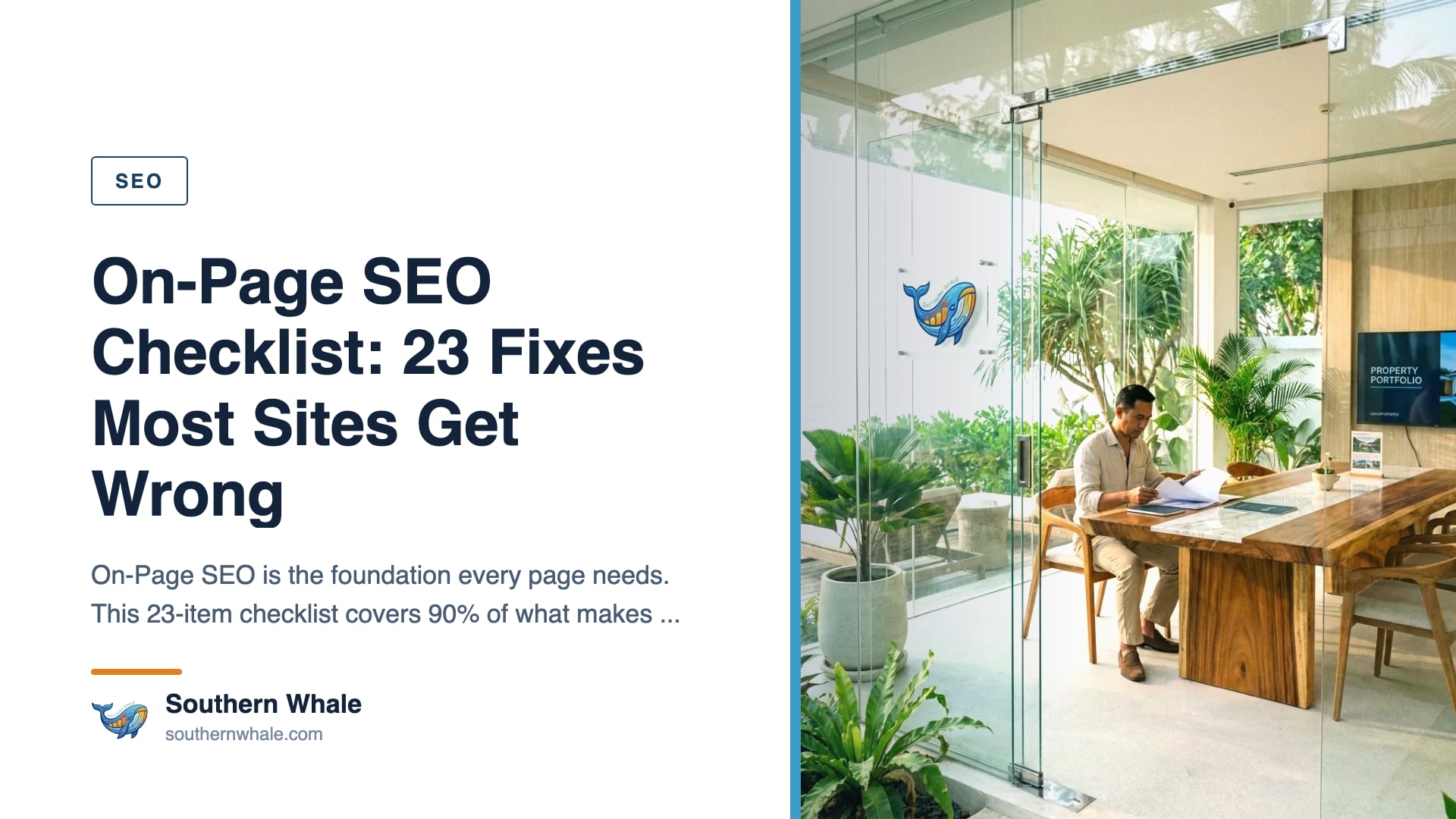 On-Page SEO 23-item checklist