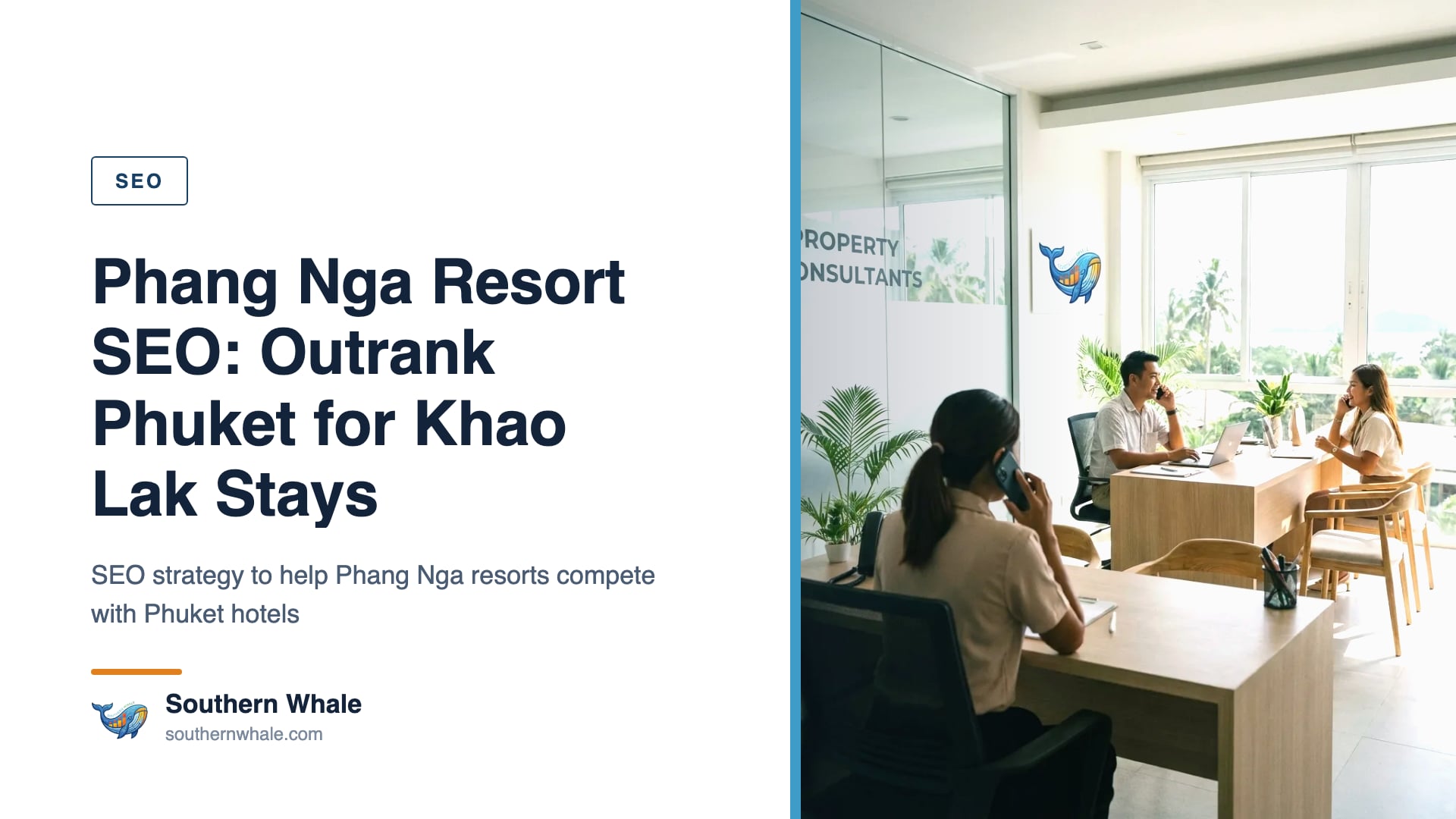 Phang Nga resort SEO — infinity pool overlooking Phang Nga Bay