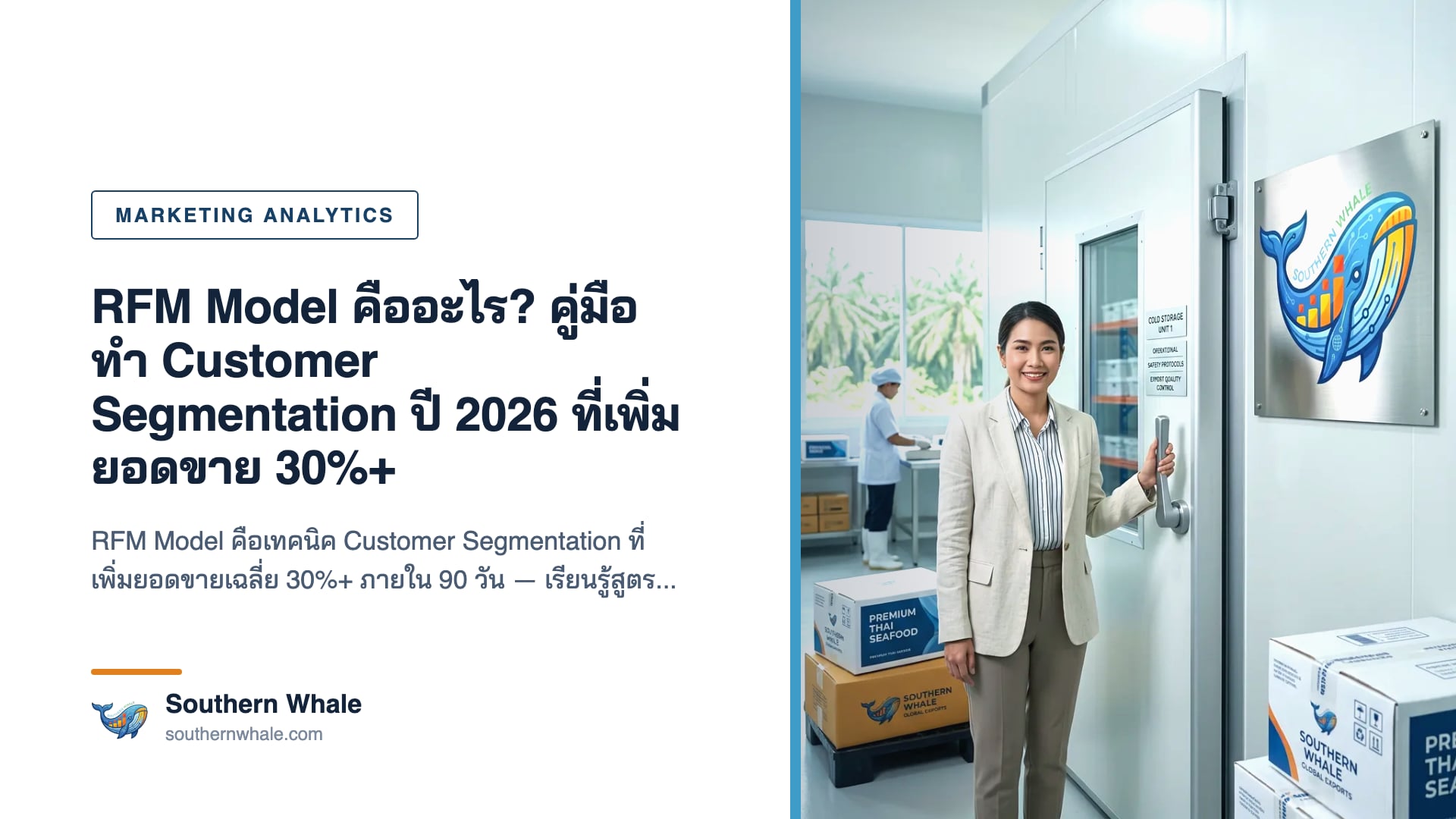 RFM Model Customer Segmentation matrix แสดง 10 segments