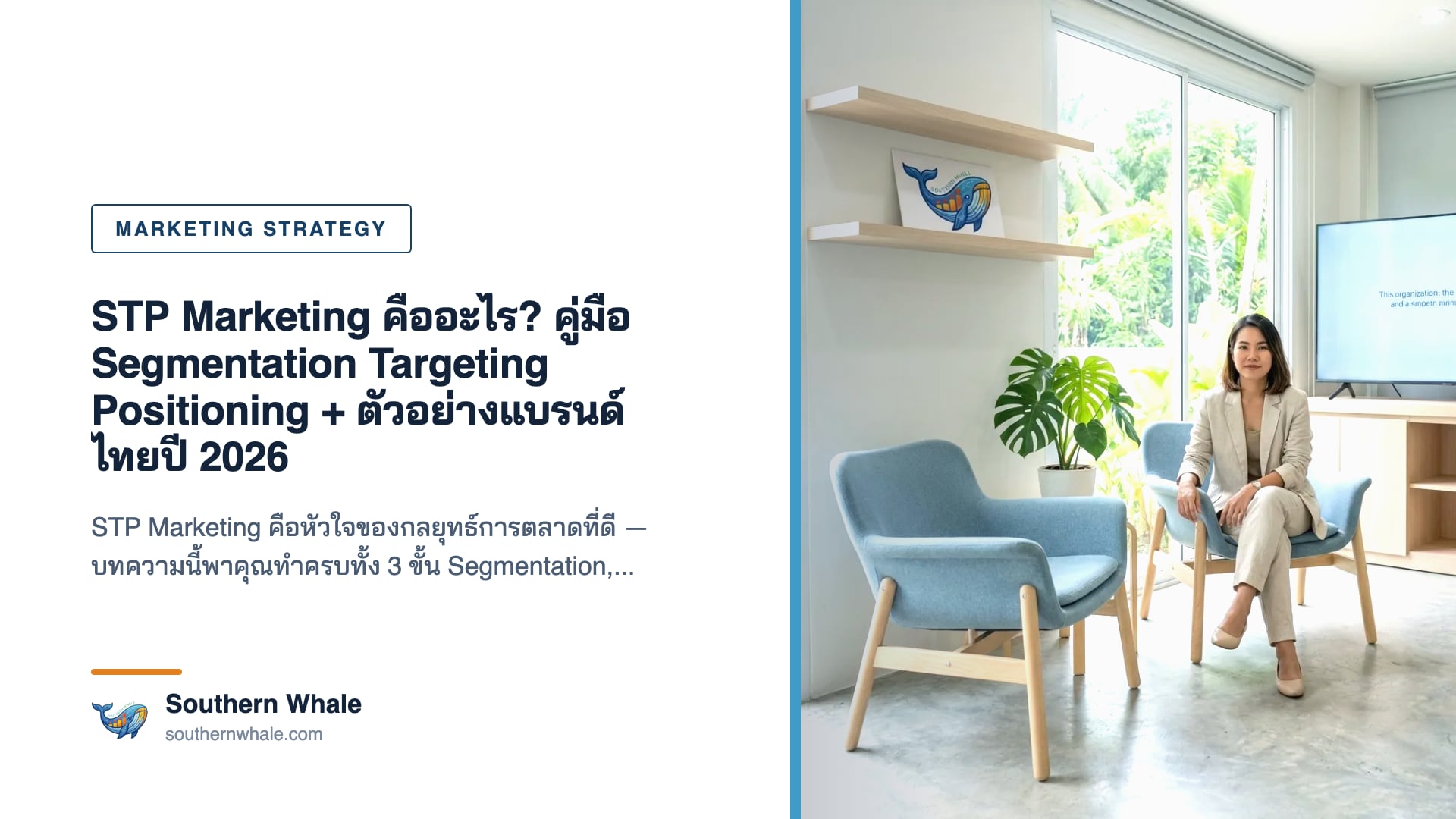 STP Marketing diagram แสดง 3 ขั้น Segmentation Targeting Positioning พร้อม positioning map