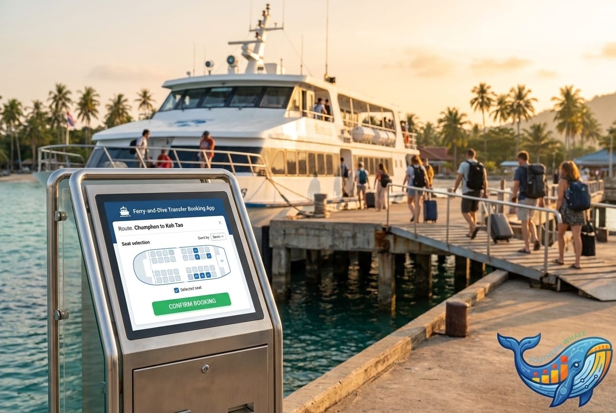 Chumphon ferry pier gateway booking platform case study