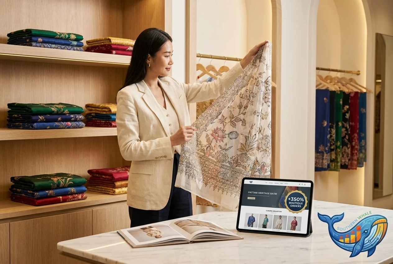 Pattani batik craft export website case study
