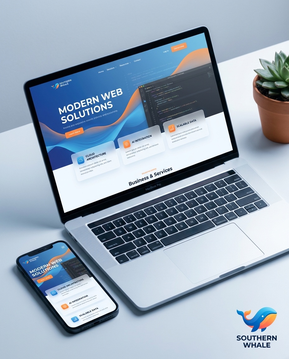 รับทำเว็บไซต์ Astro / Next.js — Southern Whale