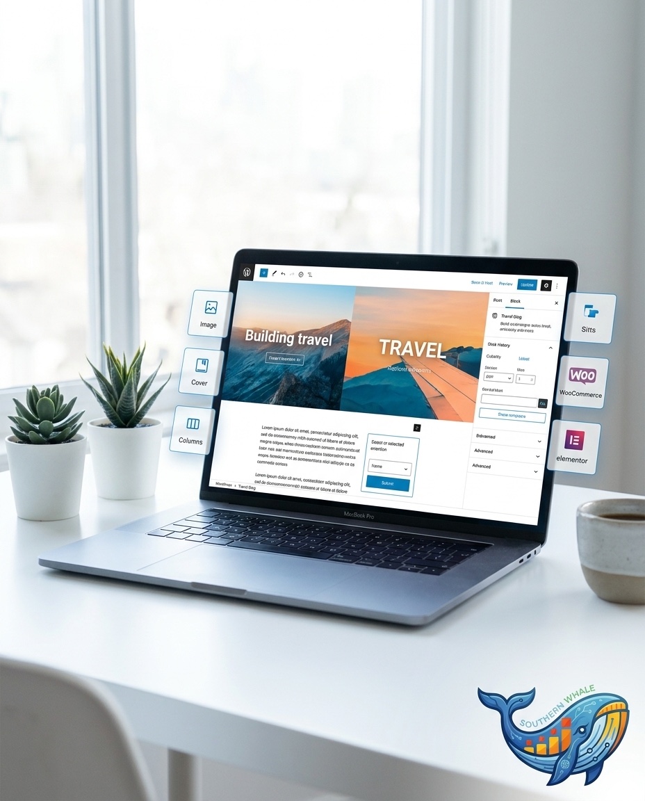 รับทำและดูแล WordPress — Southern Whale